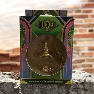 Gold Elphaba's Hat Straw Topper